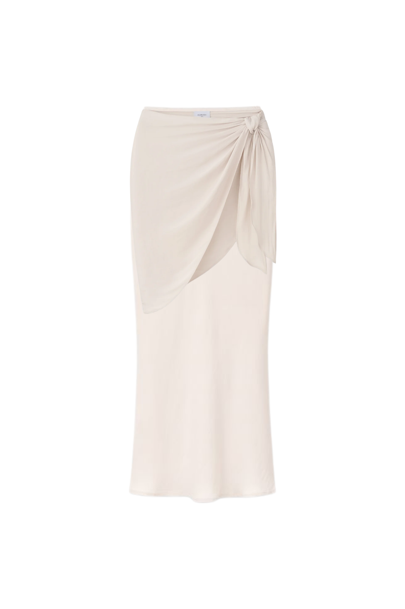 CREAM SARONG SET