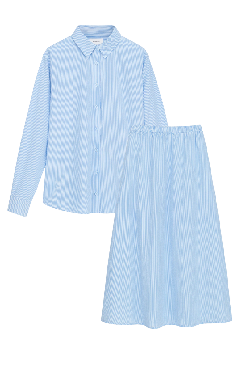 STRIPED MAXI SKIRT SET