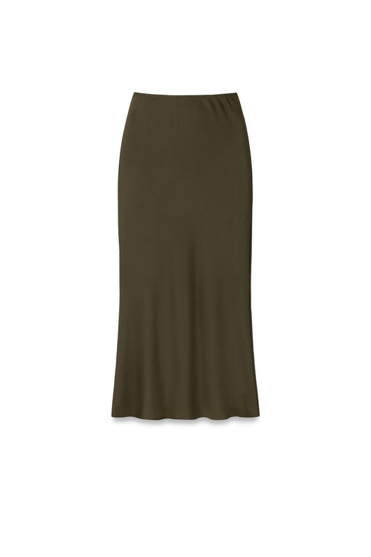 Satin Slip Maxi Skirt