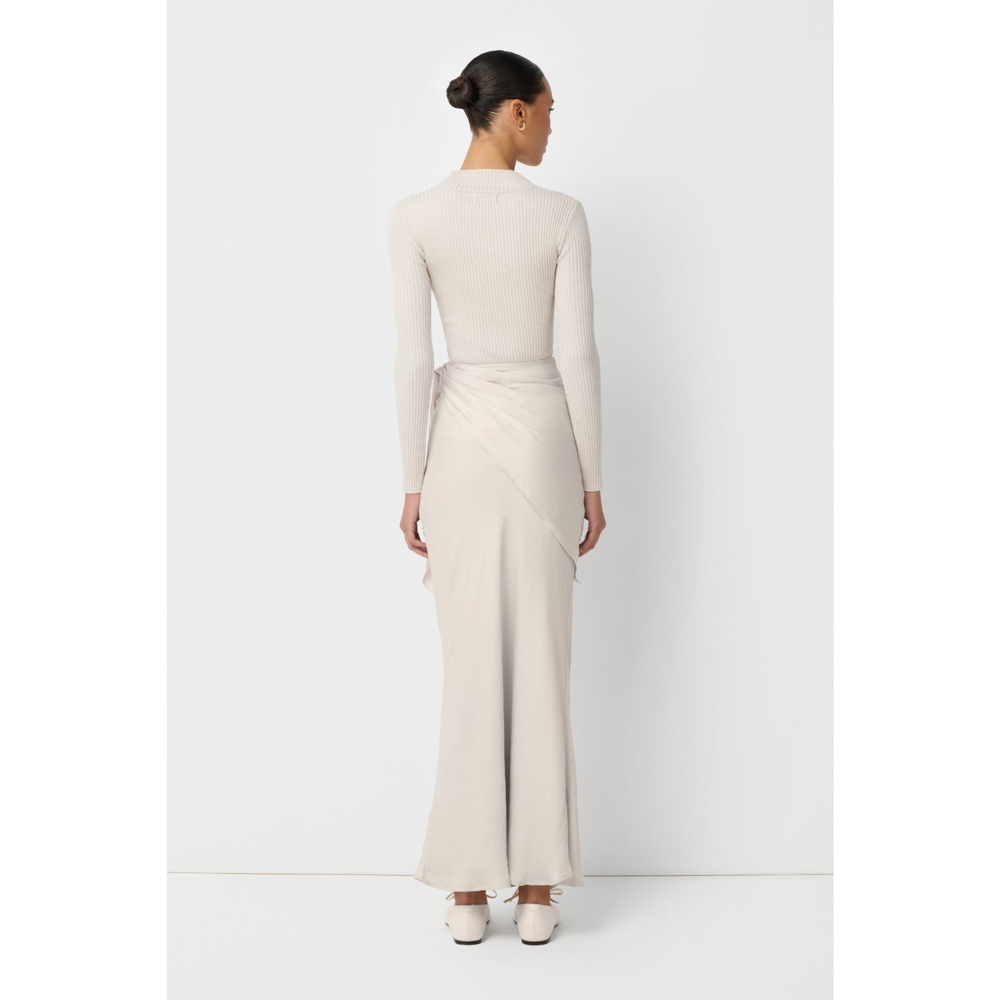Satin Slip Maxi Skirt