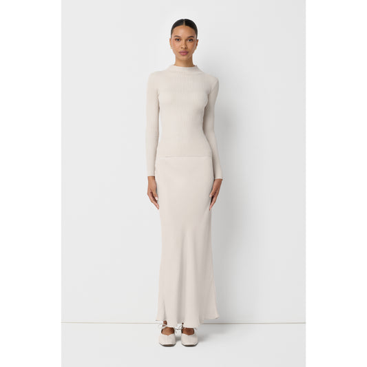 Satin Slip Maxi Skirt