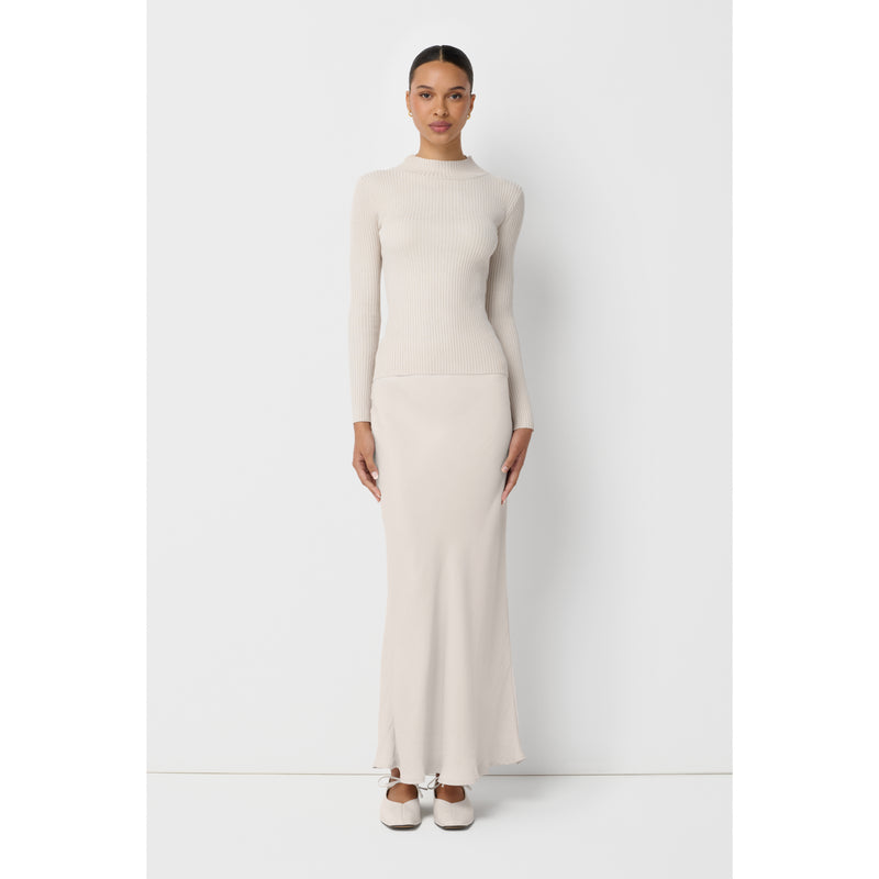 Satin Slip Maxi Skirt