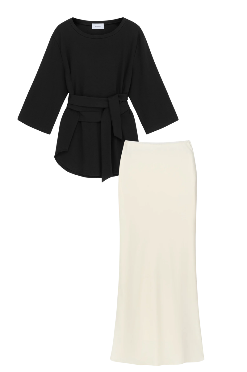 BLACK TIE TEE SET