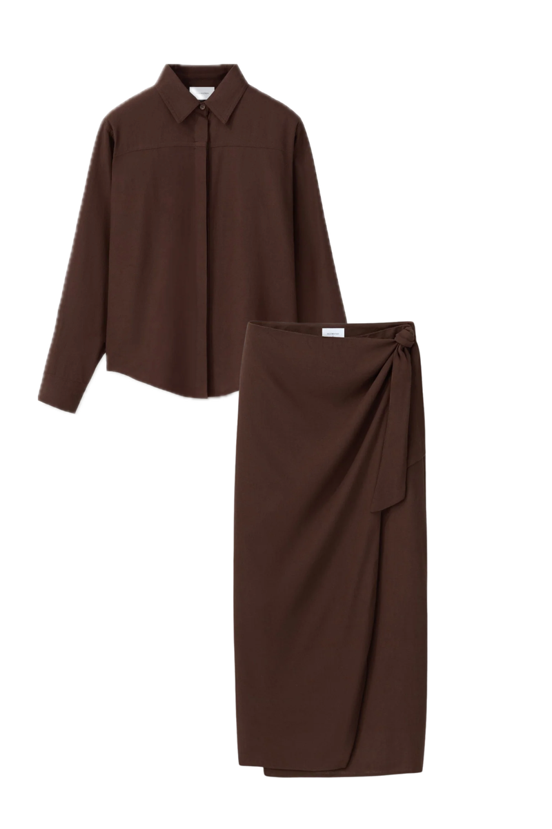 WALNUT LINEN SET